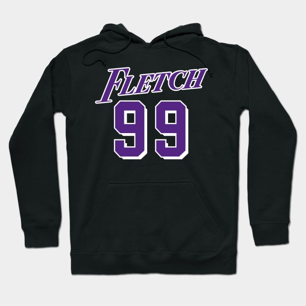 FLETCH 99 LA Lakers Style - Purple/White Hoodie by Simontology